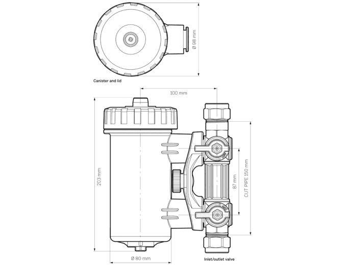 Filtre MagnaClean Pro 2 Optelium