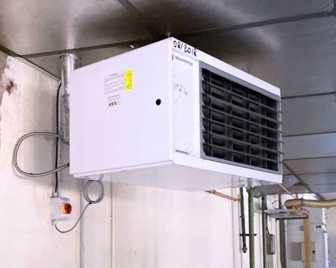 dépannage aérotherme gaz solaronics
