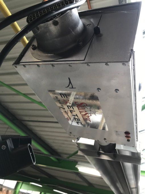 radiant industriel Exeltec gaz